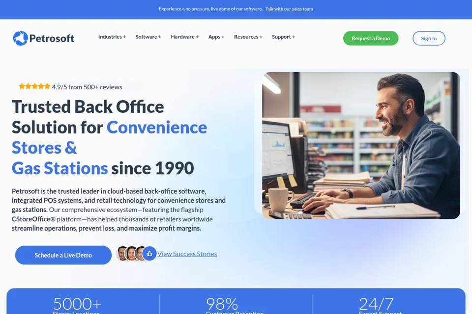 Landing page preview