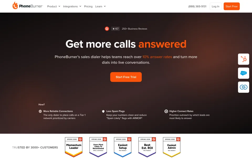 Landing page preview