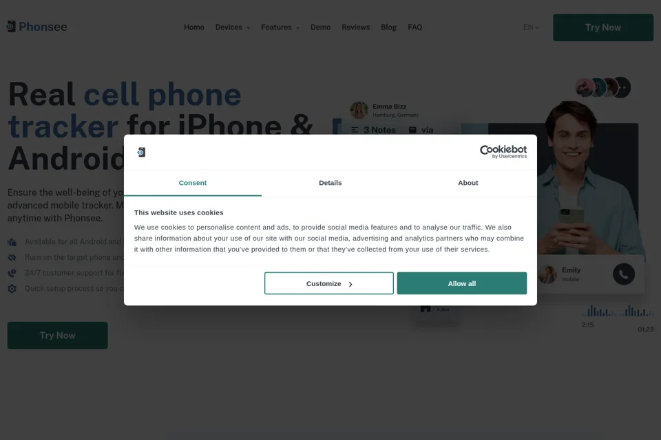 Landing page preview