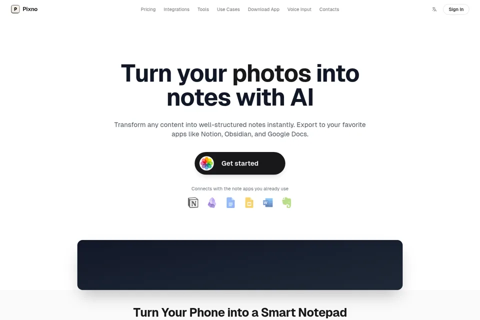 Landing page preview