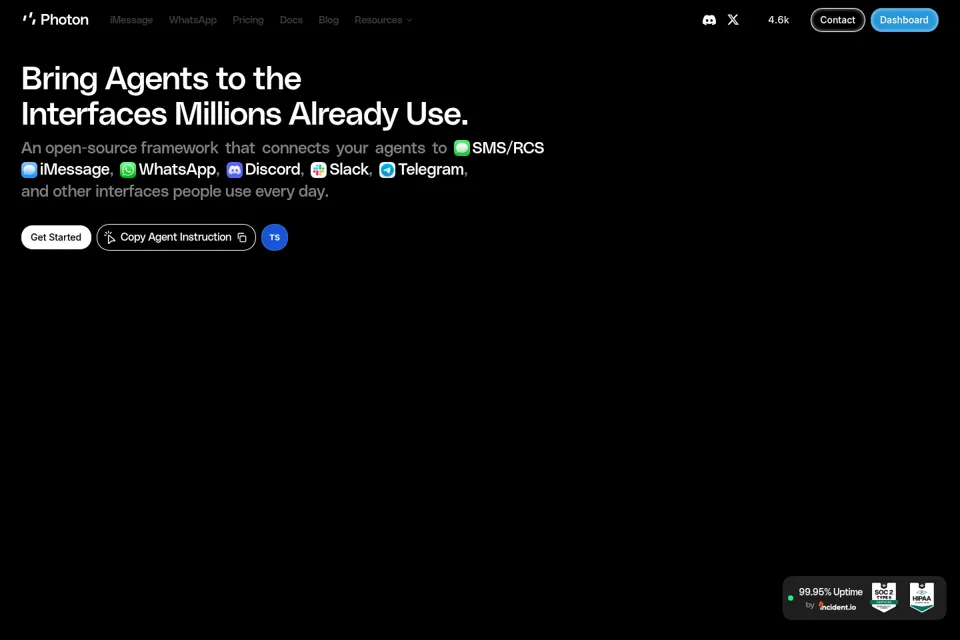 Landing page preview