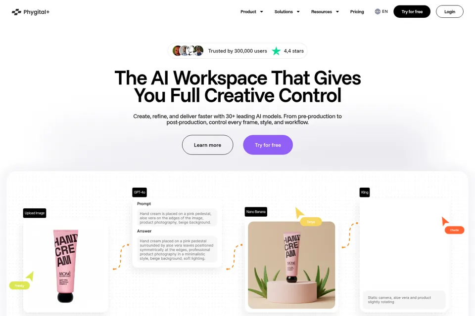 Landing page preview