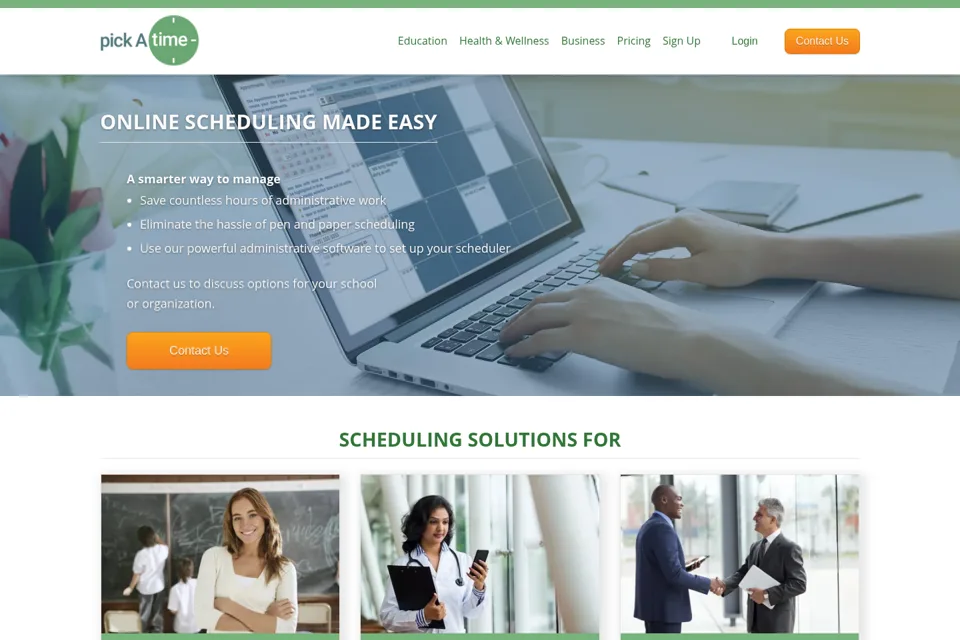 Landing page preview