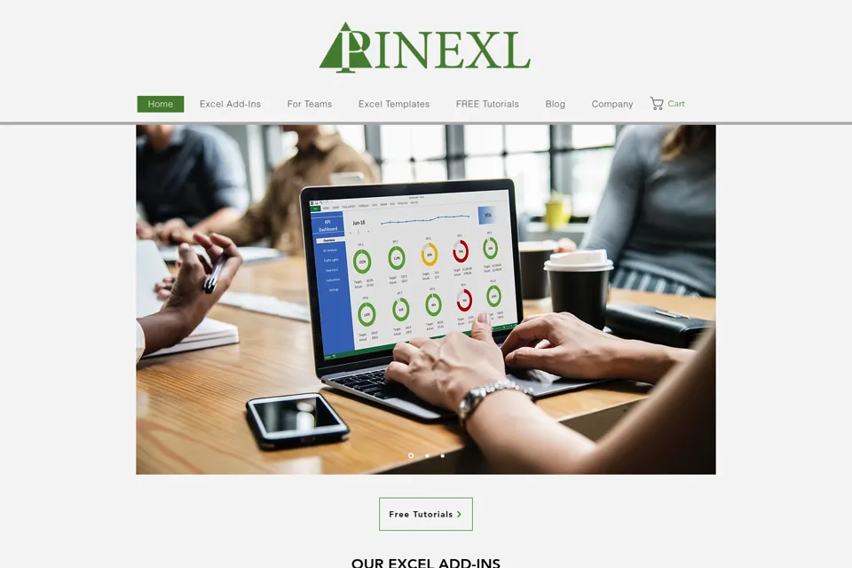 Landing page preview