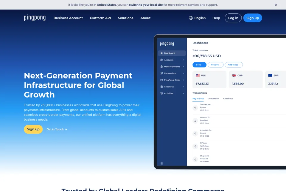 Landing page preview