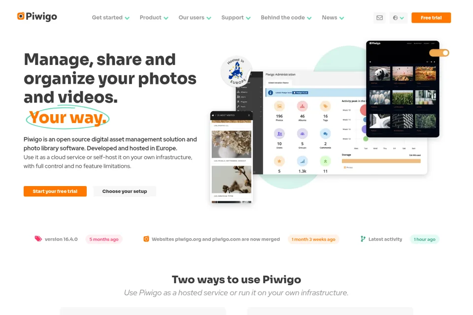 Landing page preview