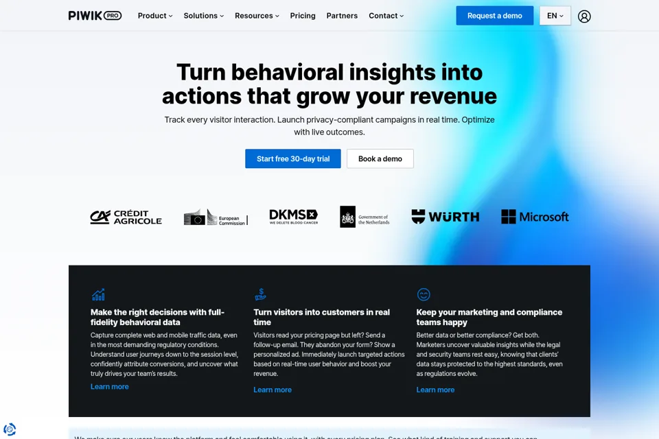 Landing page preview