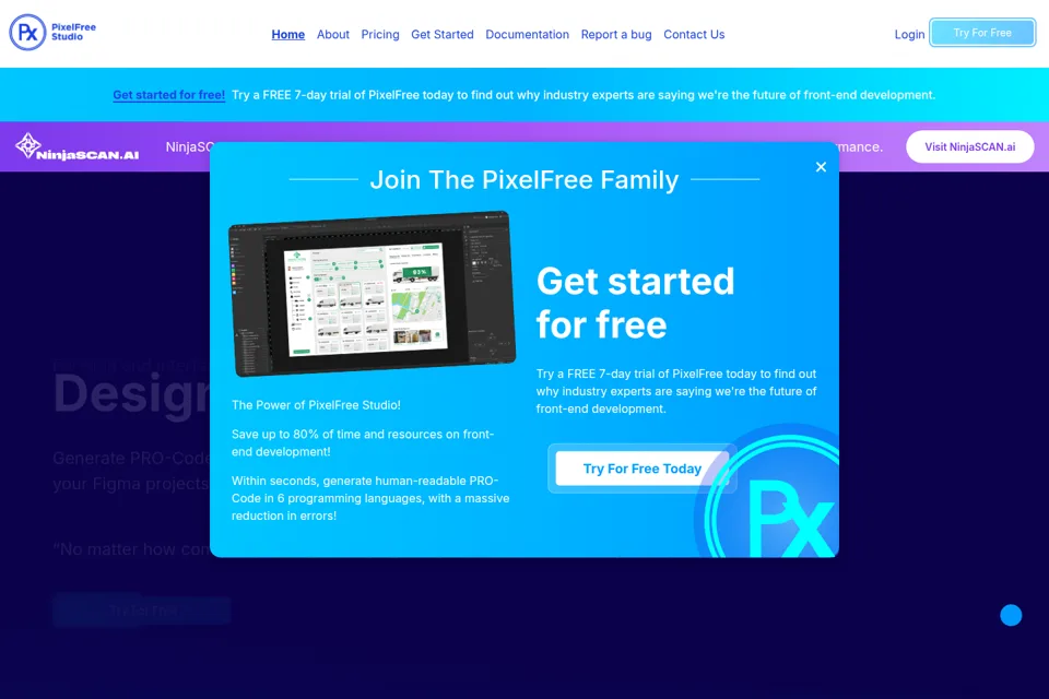 Landing page preview