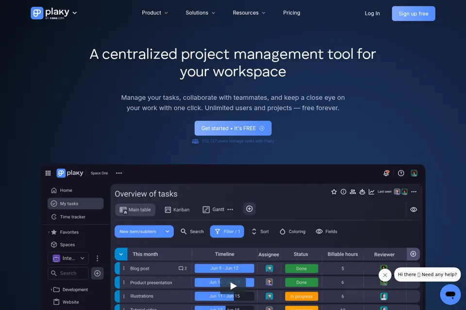 Landing page preview