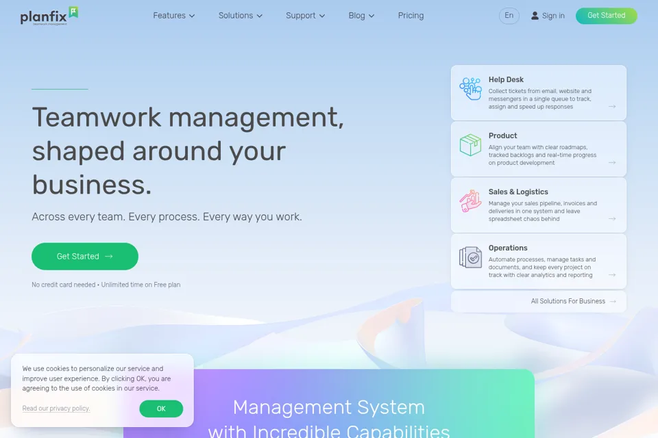 Landing page preview