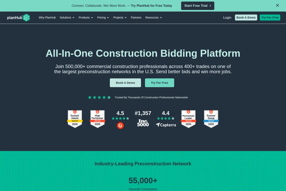 Landing page preview