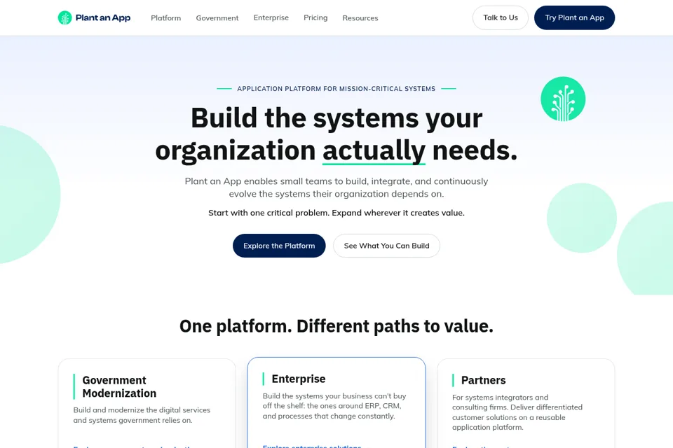 Landing page preview