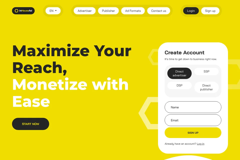 Landing page preview
