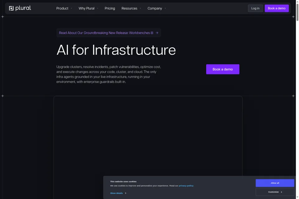 Landing page preview
