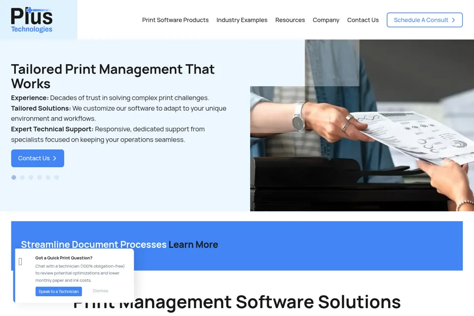 Landing page preview