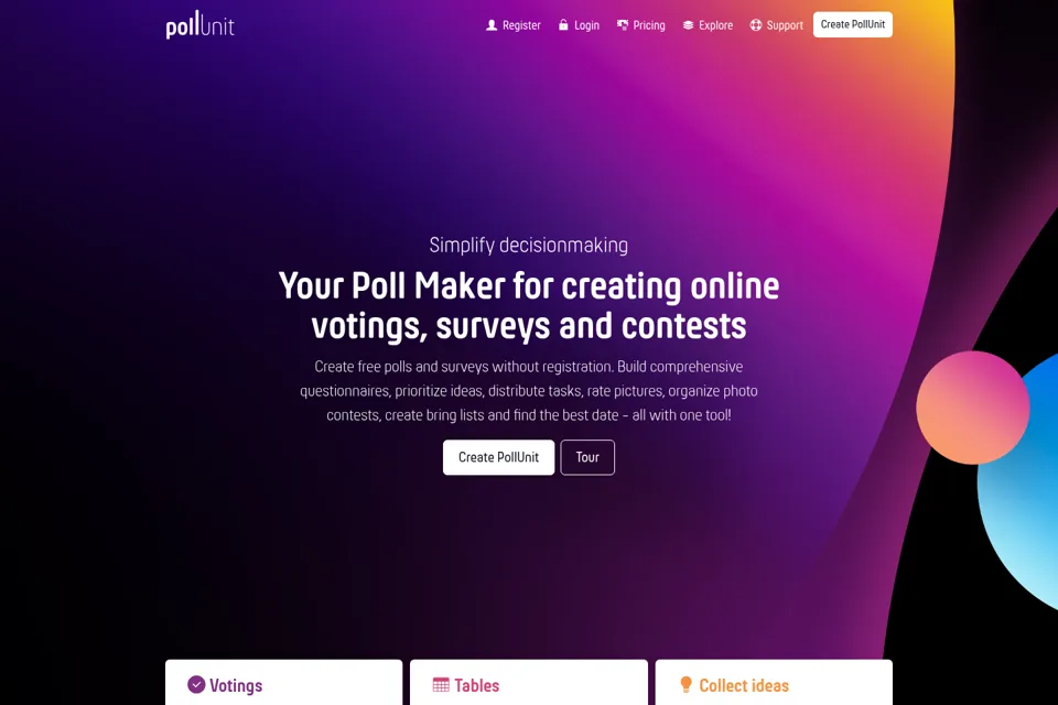 Landing page preview