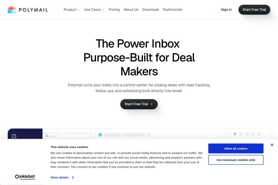 Landing page preview