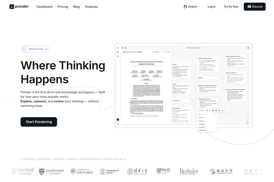 Landing page preview