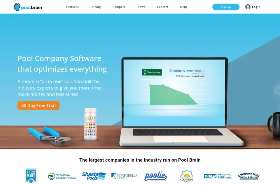 Landing page preview