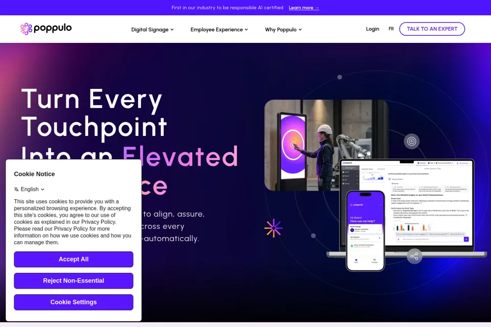 Landing page preview