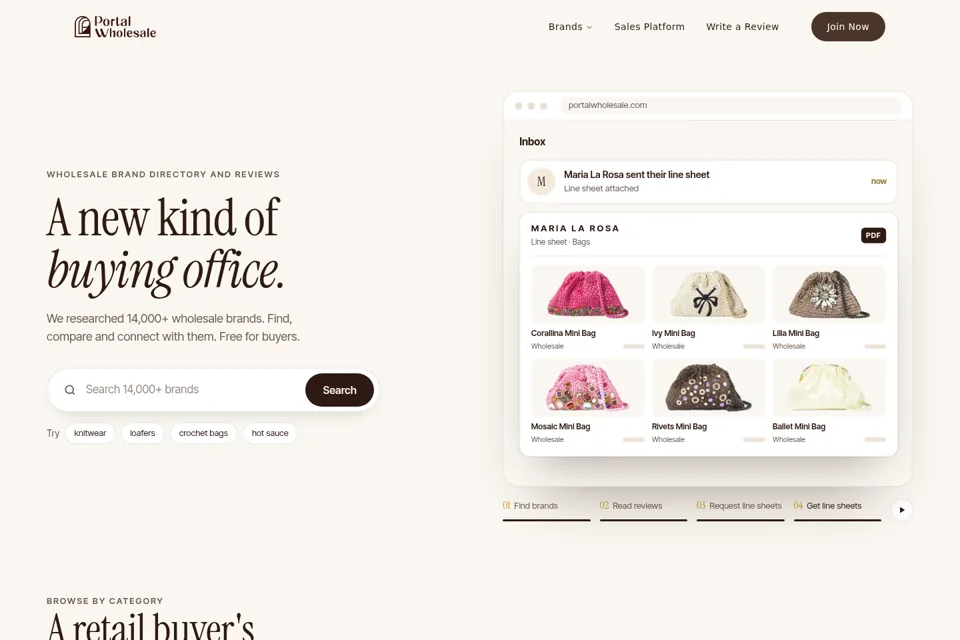 Landing page preview