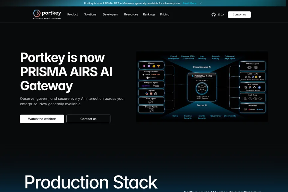 Landing page preview