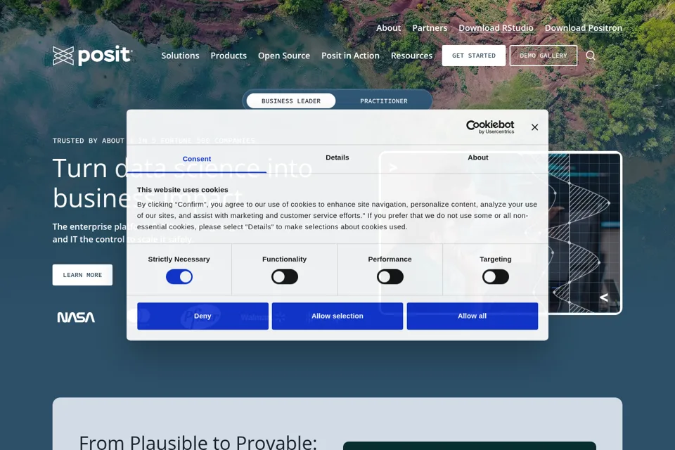 Landing page preview