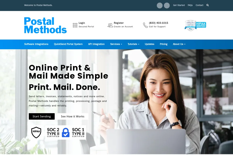 Landing page preview
