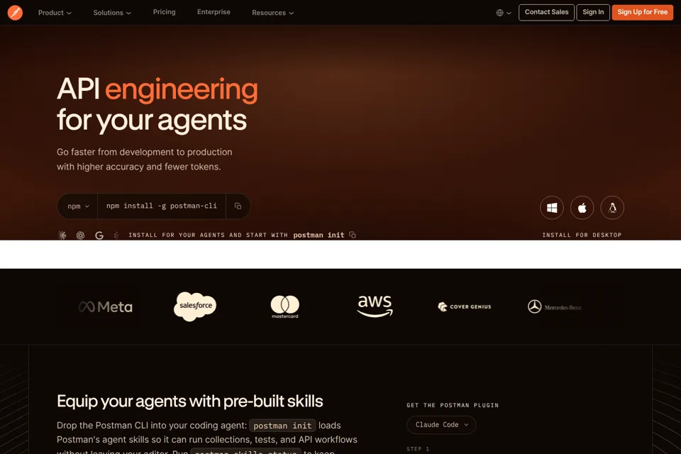 Landing page preview