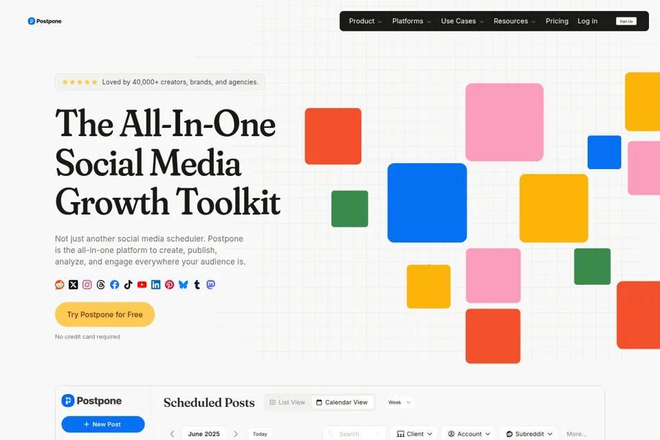 Landing page preview