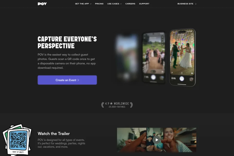 Landing page preview