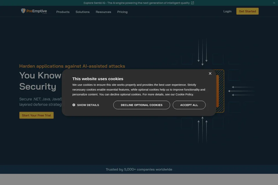 Landing page preview