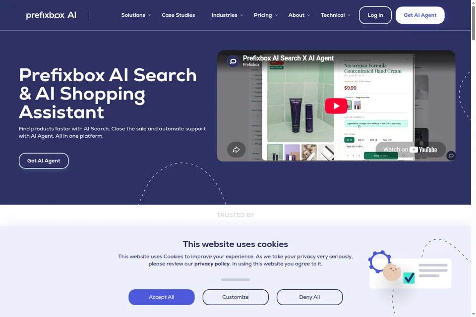 Landing page preview
