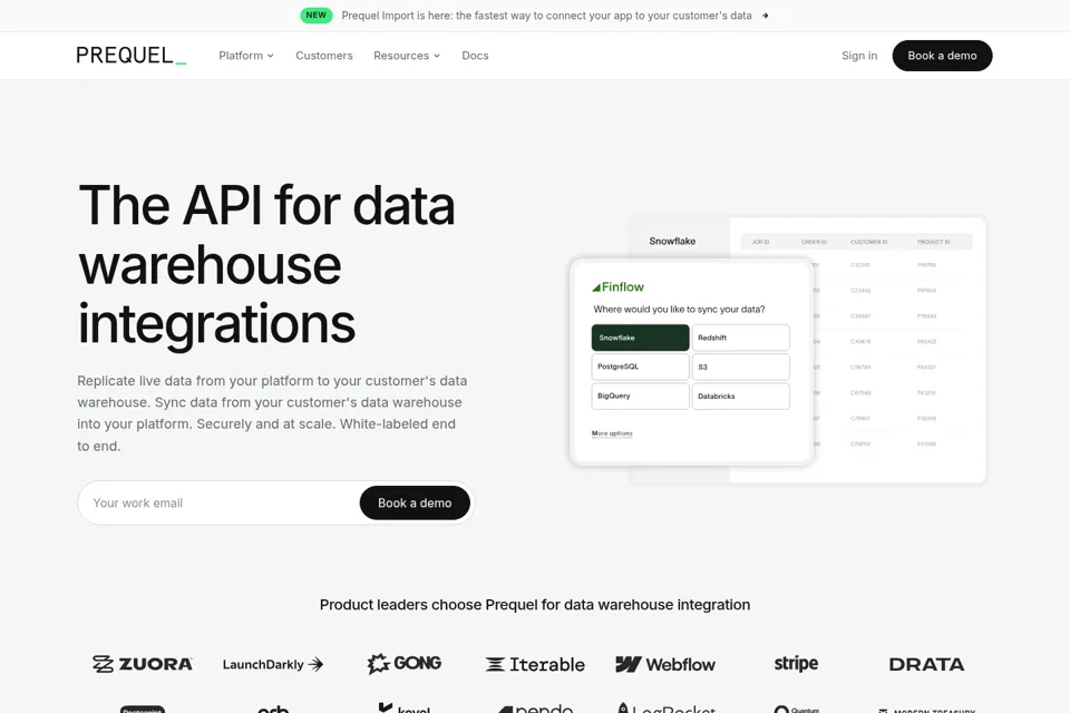 Landing page preview