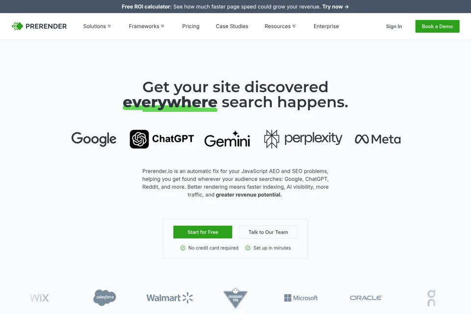 Landing page preview