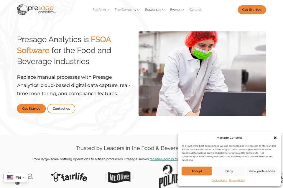 Landing page preview
