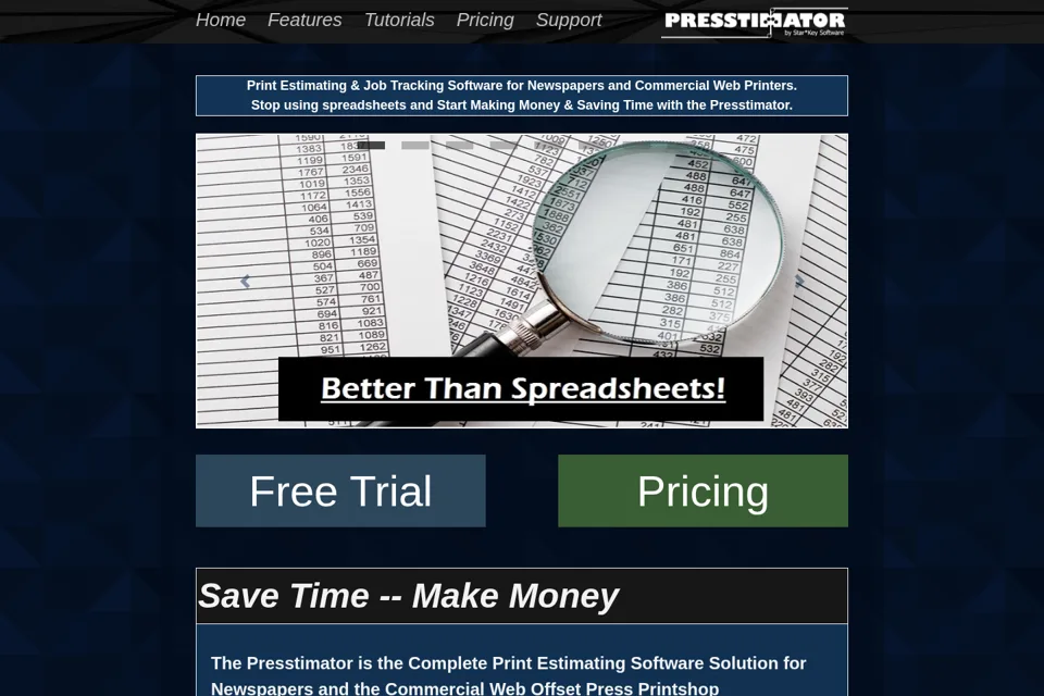 Landing page preview