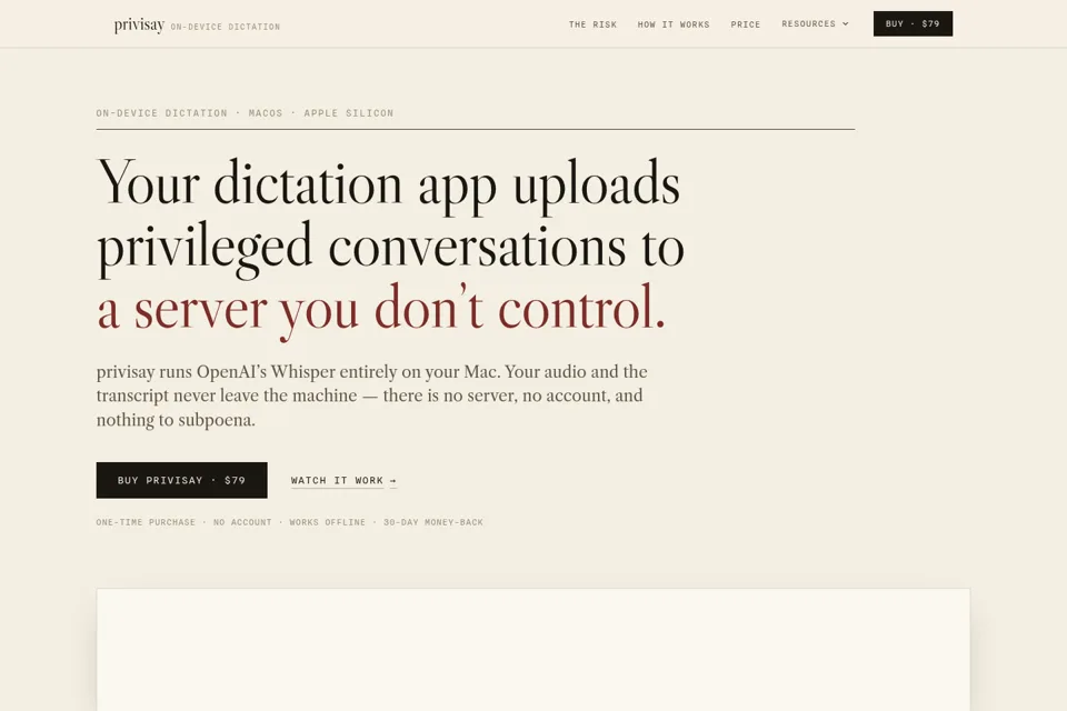 Landing page preview