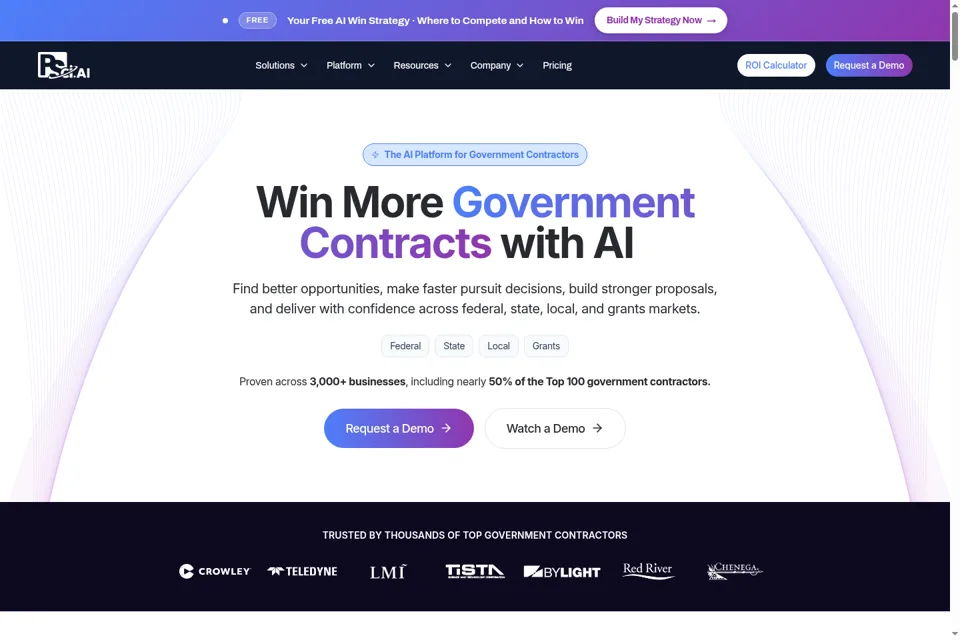 Landing page preview