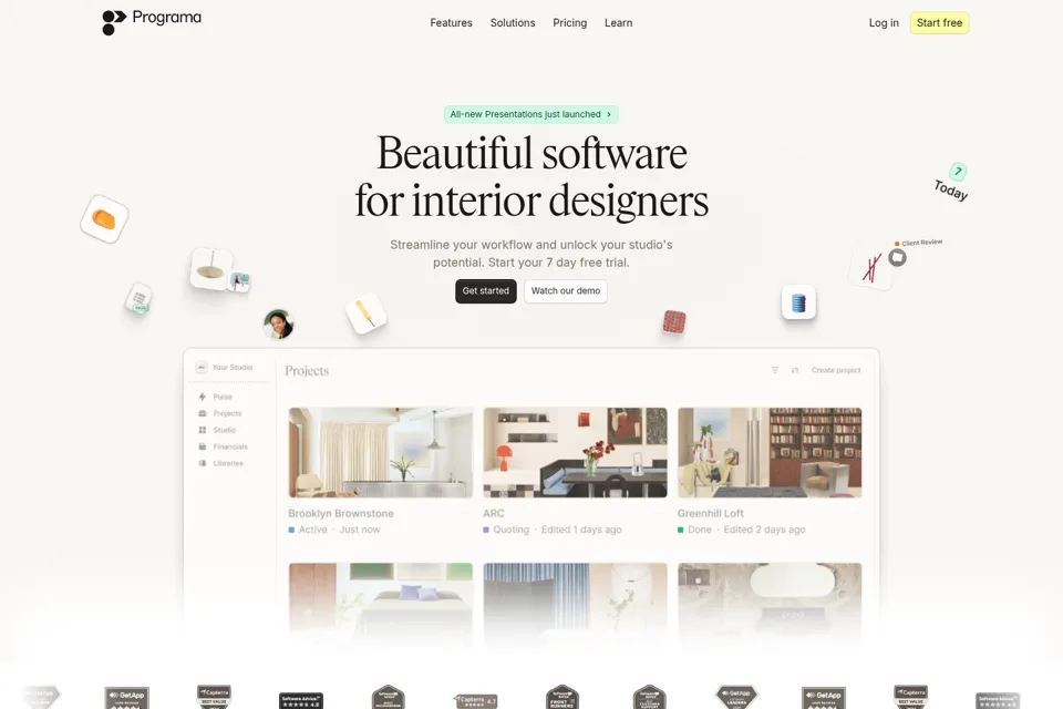 Landing page preview