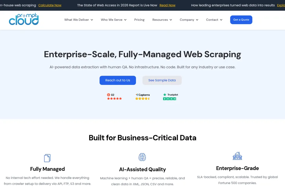Landing page preview