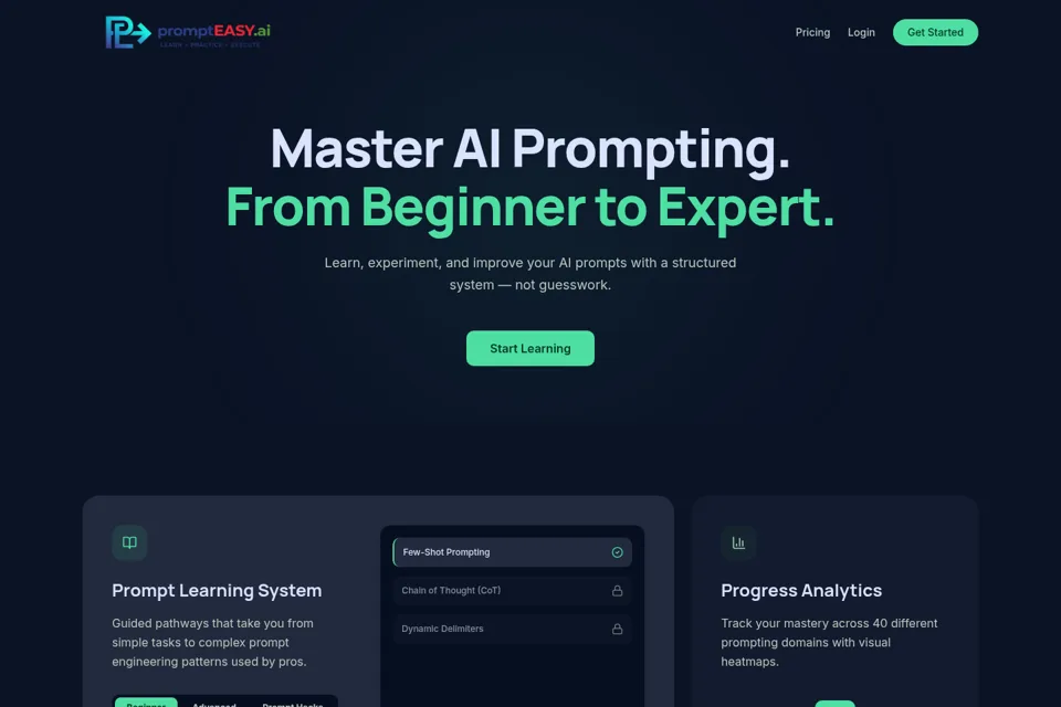 Landing page preview