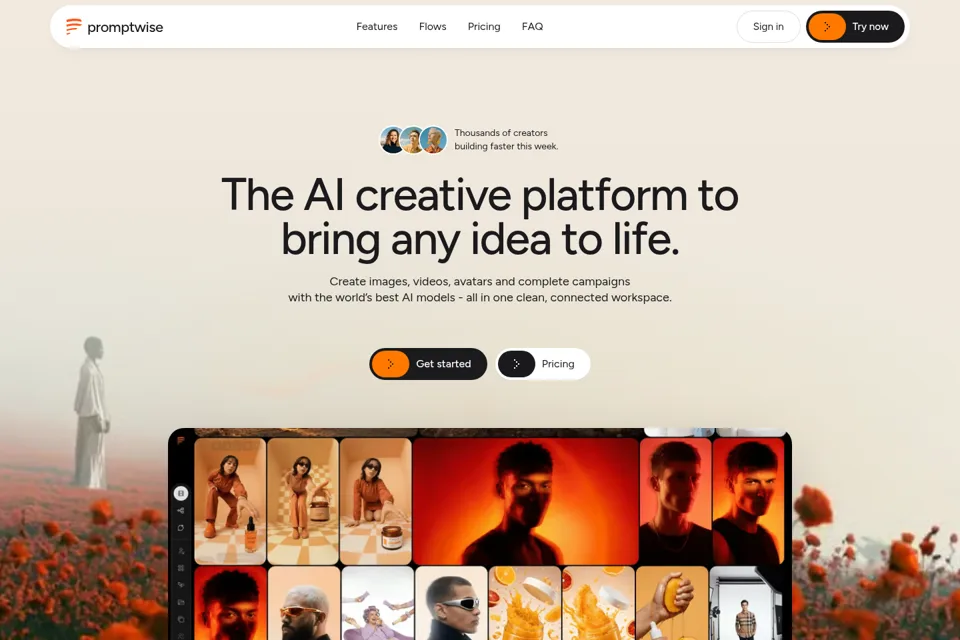 Landing page preview