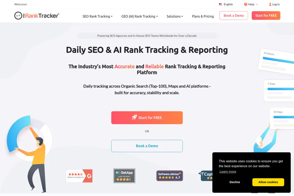 Landing page preview