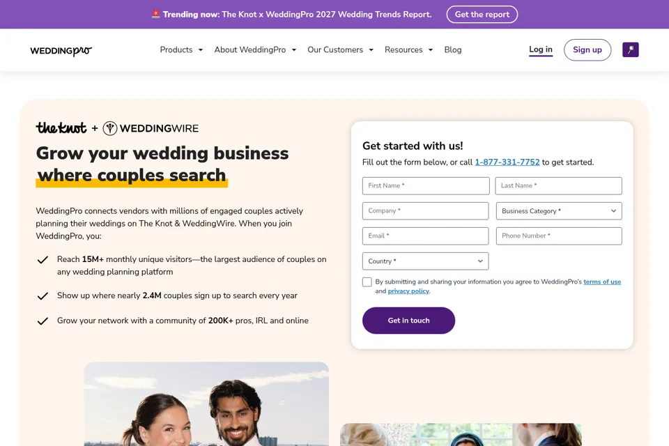 Landing page preview