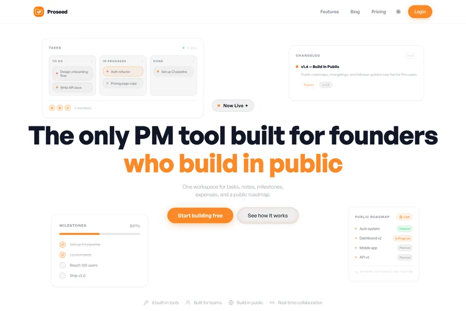 Landing page preview