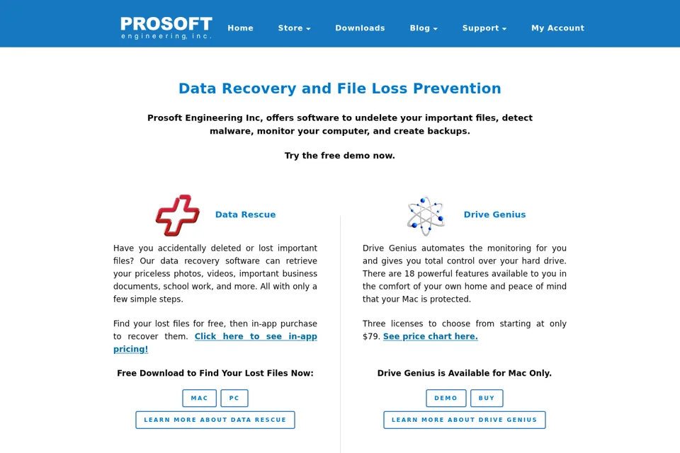 Landing page preview
