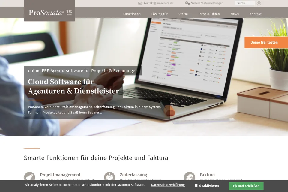 Landing page preview