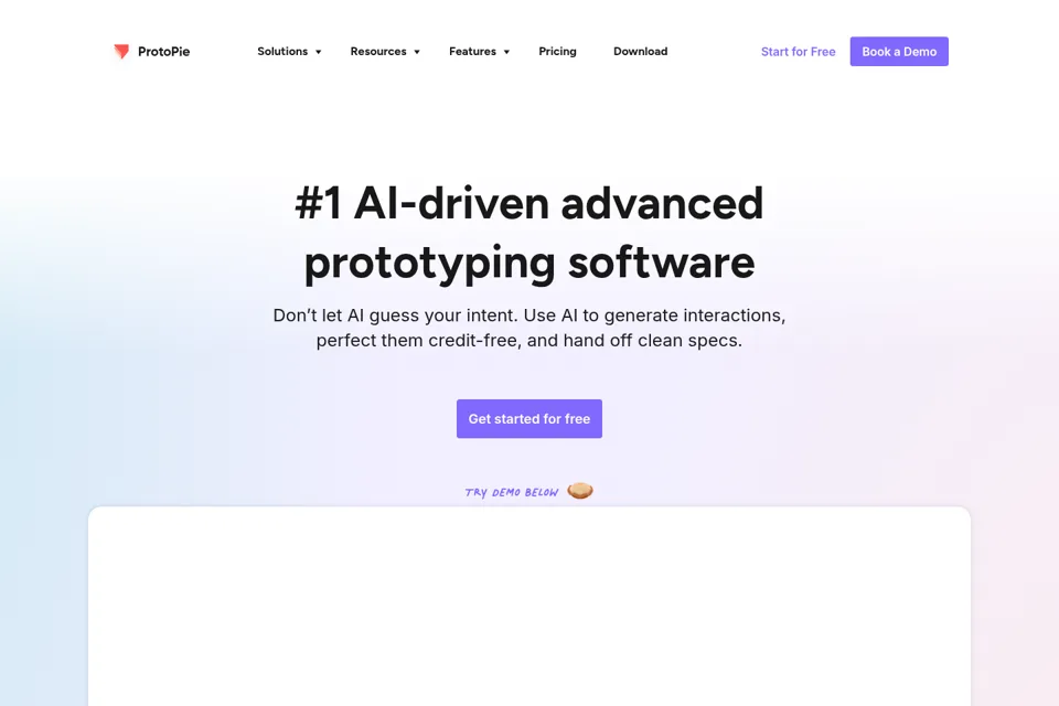 Landing page preview