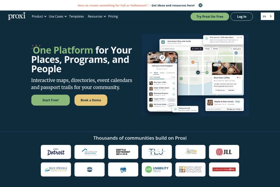 Landing page preview